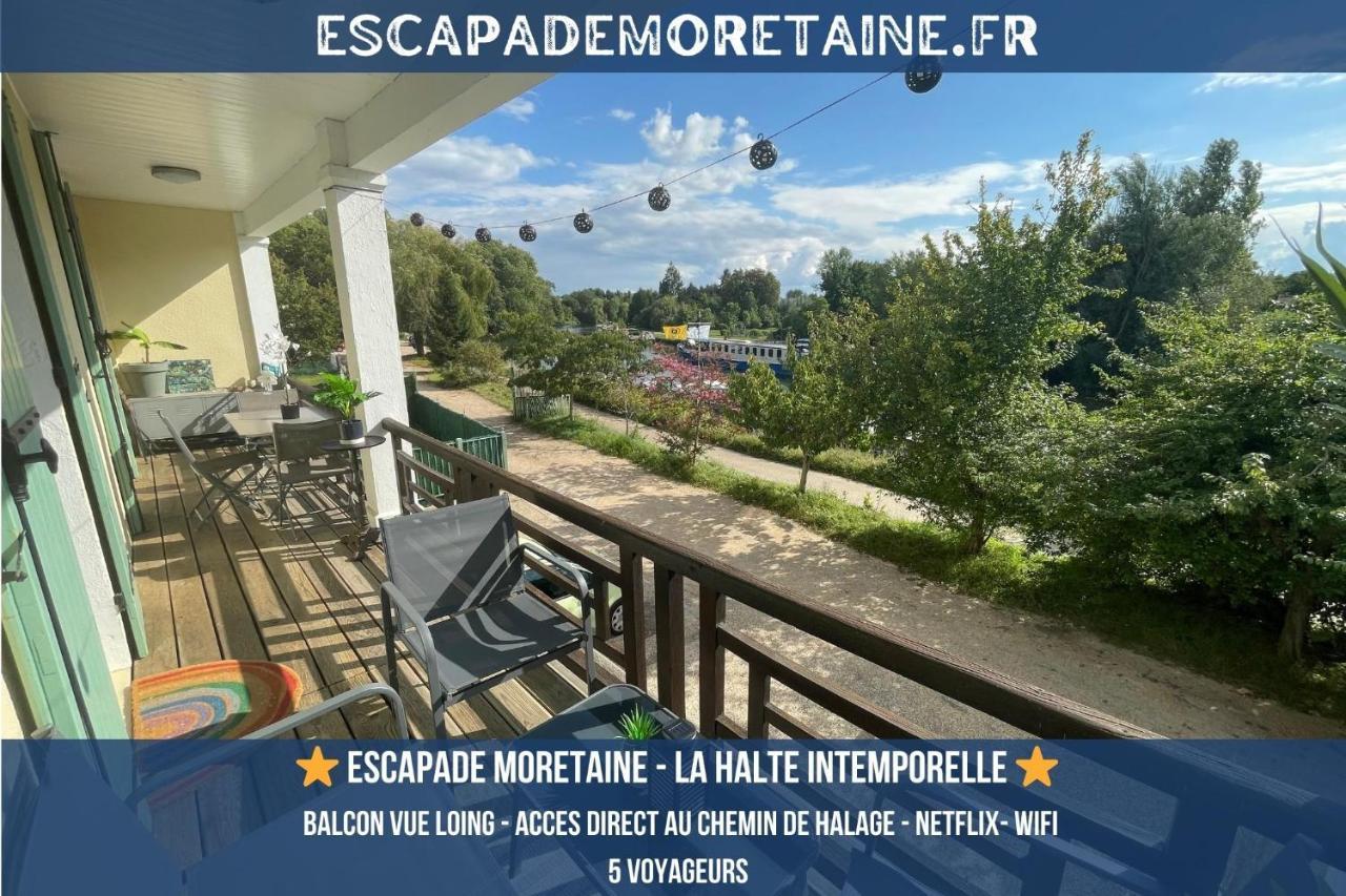 شقة T3-Balcon Plein Sud-Acces Direct Au Bord Du Loing موريه-سور-لوينغ المظهر الخارجي الصورة